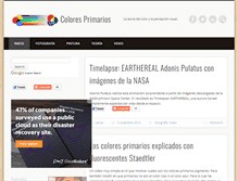 Tablet Screenshot of coloresprimarios.com